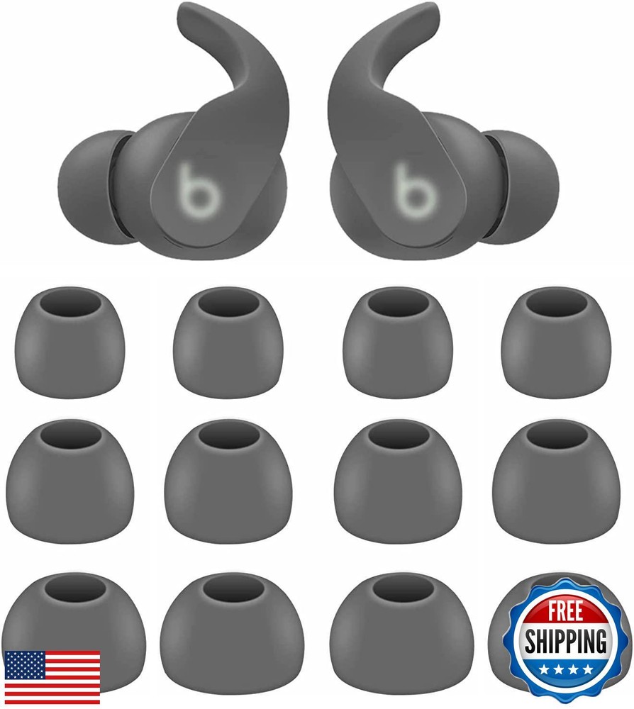 BLUEWALL Ear Tips Compatible with Beats Fit Pro Earbuds, S/M/L Sizes Soft Sil