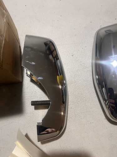1962-1966 Studebaker Lark Bumper Guards Set Pair NOS Part AC-3516 Bumperette OEM - Picture 6 of 10