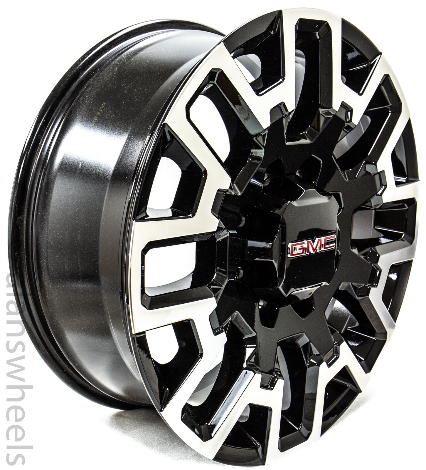 4 New 2024 GMC Sierra 2500 3500 22” Factory OEM Black Machined Wheels ...