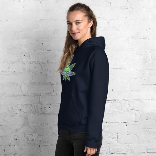 Legalize It Shirt Vote Blue Earth Day 420 Weed Pot Mary J Stoner Womens Hoodie - Picture 8 of 13