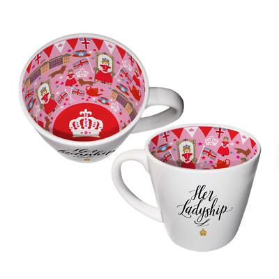 Neuheit Kaffeetasse Inside Out ihre Ladyschaft Frau Freundin Spaß Teetasse Geschenk sie