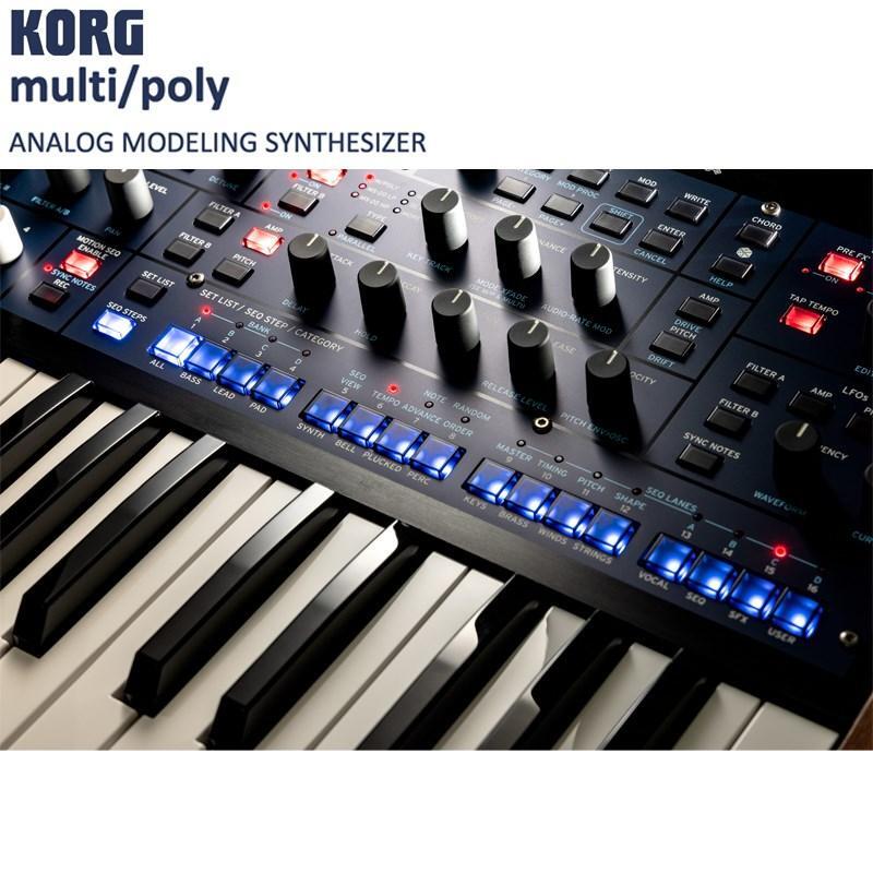 Korg Multi/poly Analog – Sintetizzatore Analogico A Modellazione, 37 Tasti, Nuovo