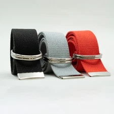 1.5" D-Ring Adjustable Canvas Web Belts | Big and Tall Casual Sports Belt