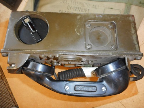US ARMY TA312/PT FIELD PHONE with bag - Picture 3 of 3
