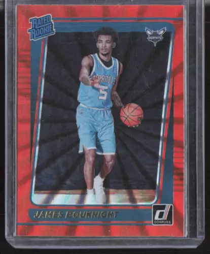 2021-22 Donruss #201 James Bouknight Rated Rookie Orange Laser RC