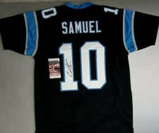 CURTIS SAMUEL SIGNED CUSTOM PRO STYLE XL CAROLINA  JERSEY JSA COA #WPP269959