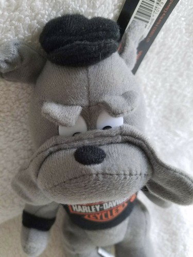 Harley Davidson Hog ~ Faux Leather Vest, Wristbands ~ 9 in ~ 1993 ~ Vintage - Picture 5 of 5