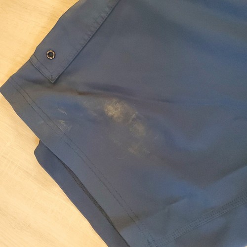 Pelagic Mens Shorts 38 Blue Black Fin Fishing Swim Trunk Performance Stained - Picture 5 of 13