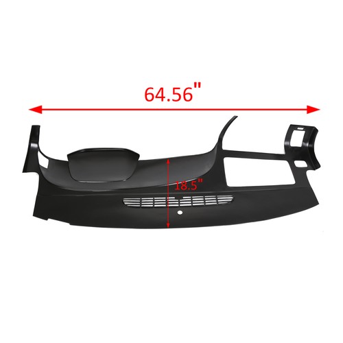 Black Dash Cover For 2007-2014 Silverado 1500 LS LT 1-Piece Textured Overlay - Picture 5 of 19