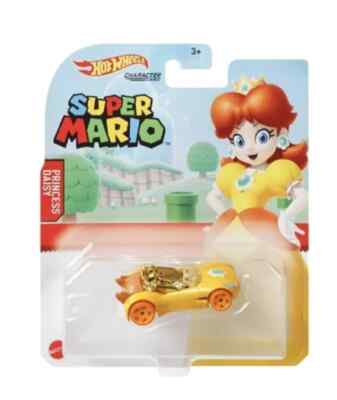 Mattel Hot Wheels Character Car -Super Mario Collection - PRINCESS DAISY