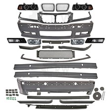 Bodykit Stoßstangen Schweller Grill Sport Optik für BMW 3er E36 96-99