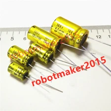 Radial Electrolytic HIFI Crossover Audio Capacitor 100V 1.5uF-68uF