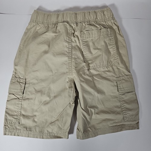 The Children's Place Khaki Uniform Cargo Shorts Boys Size 7 Husky - Picture 2 of 3