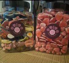 2lt  Jar Candy mixed Fizzy and Gummy Halal/vegan
