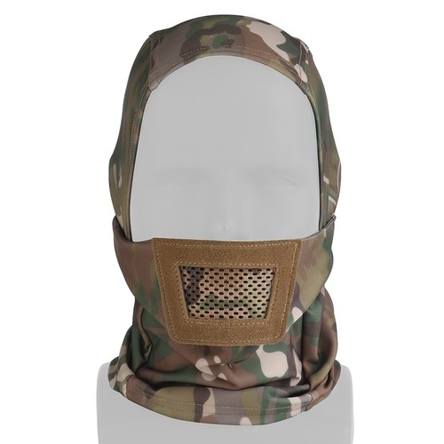 Tactical Riding Headscarf Full Face Mesh Mask Balaclava Face Cover - Picture 30 of 36