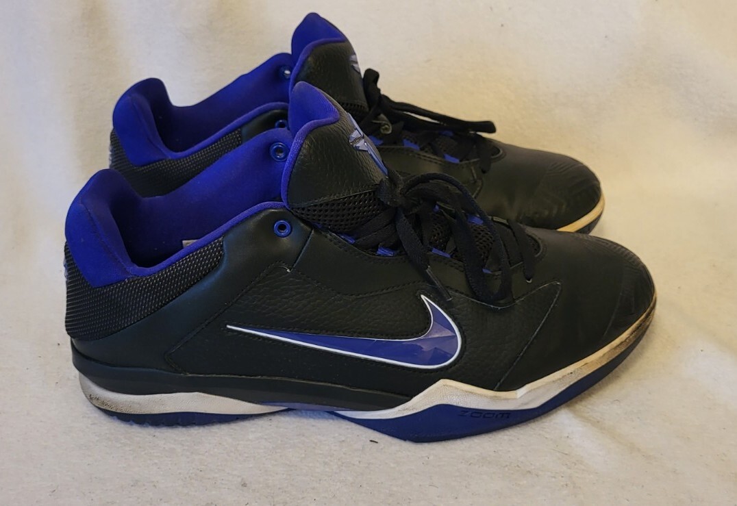 Nike Zoom Kobe Venomenon 2 Black Blue Mens Basketball Shoes Size 12