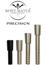 White Water Archery Precision Stainless Steel Half-out Inserts 5/16″ – .204" ID