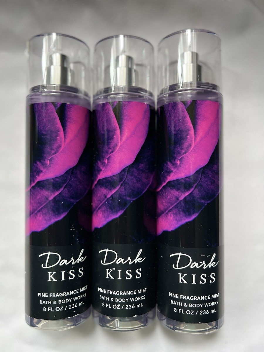 3 Bath And Body Works Dark Kiss Fragrance Mist Body Spray 8 oz | eBay