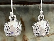 Baseball Fan Dangle Earrings for Sport Lovers. Team. Fan. Play Ball