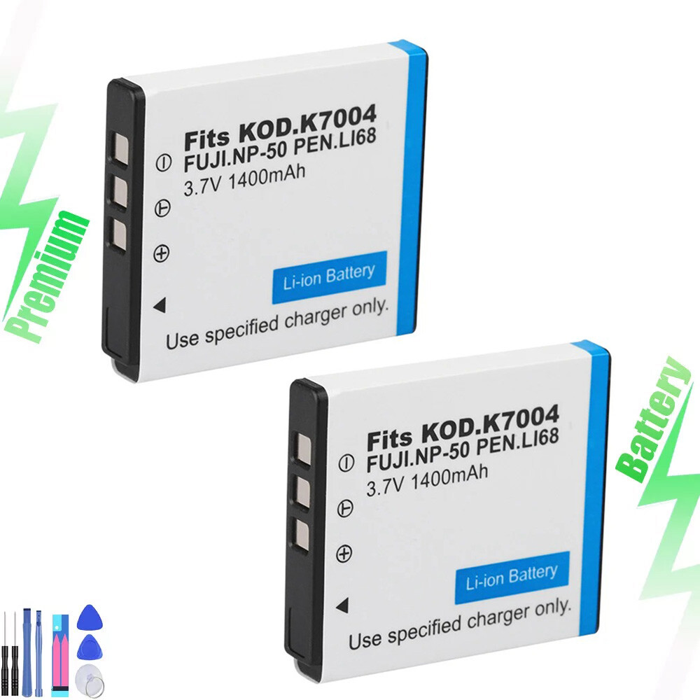 2x Battery for Fujifilm NP-50 FinePix F600EXR F605EXR F660EXR F665EXR