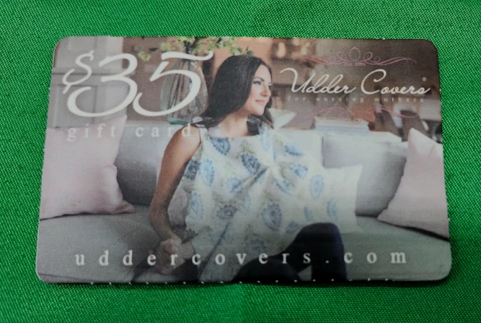 Cubiertas de ubre $35.00 ¡NUEVAS! Tarjeta regalo www.udercovers.com Foto 3 de 4
