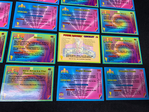 Saban 1994 - Mighty Morphin Power Rangers - Lote de 2 cartas serie (24) - Imagen 10 de 12