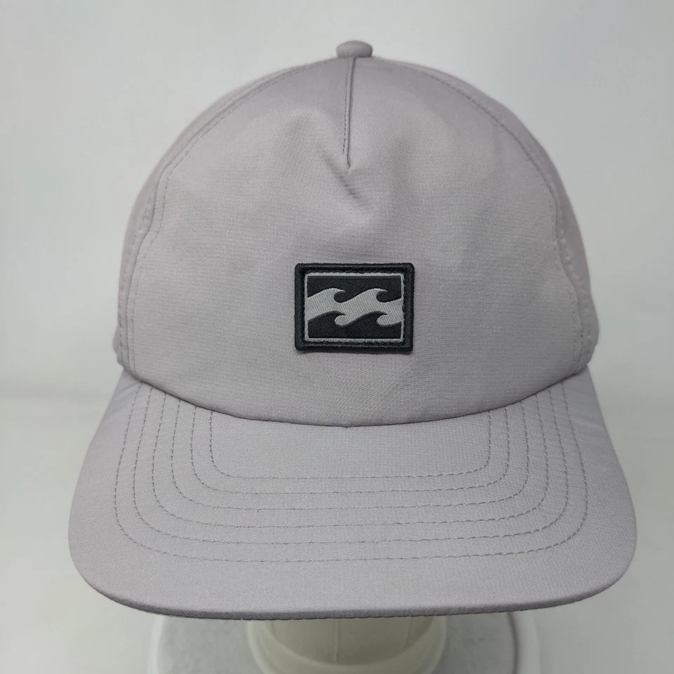 Sombrero Billabong Parche Deslizable Gris Talla Única Agujeros de Ventilación Ajustables Foto 2 de 4