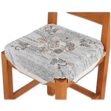 Cuscino coprisedia imbottito con alette CUORI PIZZO