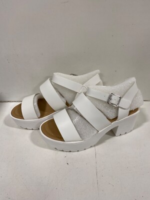 Women's Shoes Soda ACCOUNT Strappy Platform Block Heel Sandals