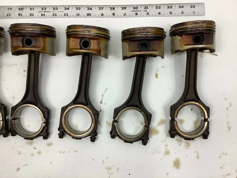 Audi A8L 2006 AWD Quattro 4,2 L motor V8 pistón con biela juego de 8 OEM+ Foto 4 de 4