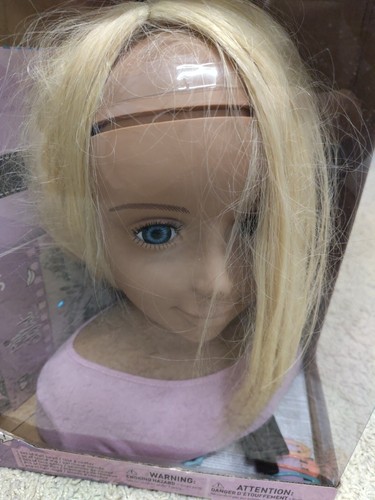 Schminkkopf Frisierkopf Schminkpuppe - Wenig Benutzt - Haare abnehmbar - Bild 4 von 6