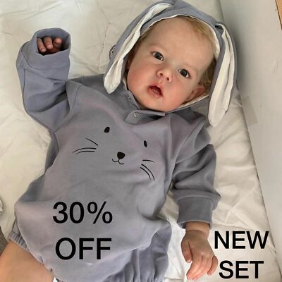 Large Baby Doll Blond Care Boy Newborn Dolls Toddler 70 CM