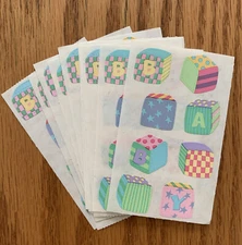 Mrs. Grossman’s Stickers “Chubby Blocks” 2006 Baby 10 mini sheets