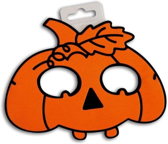 Child's Halloween Soft Pumpkin Eyemask