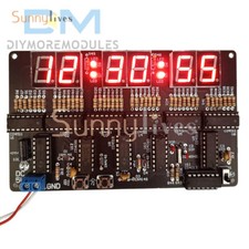 DC 4.5V-5.5V 6-bit Digital Circuit Clock Kit DIY Electronic Clock Teaching Kit