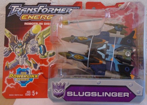 Transformers Energon Deluxe Class Slugslinger Jet Decepticon Powerlinx Battles - 第 1/2 張圖片