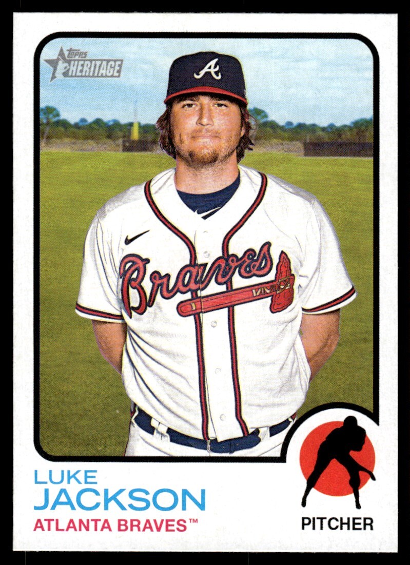 2022 Topps Heritage High Number Luke Jackson Atlanta Braves #601 | eBay