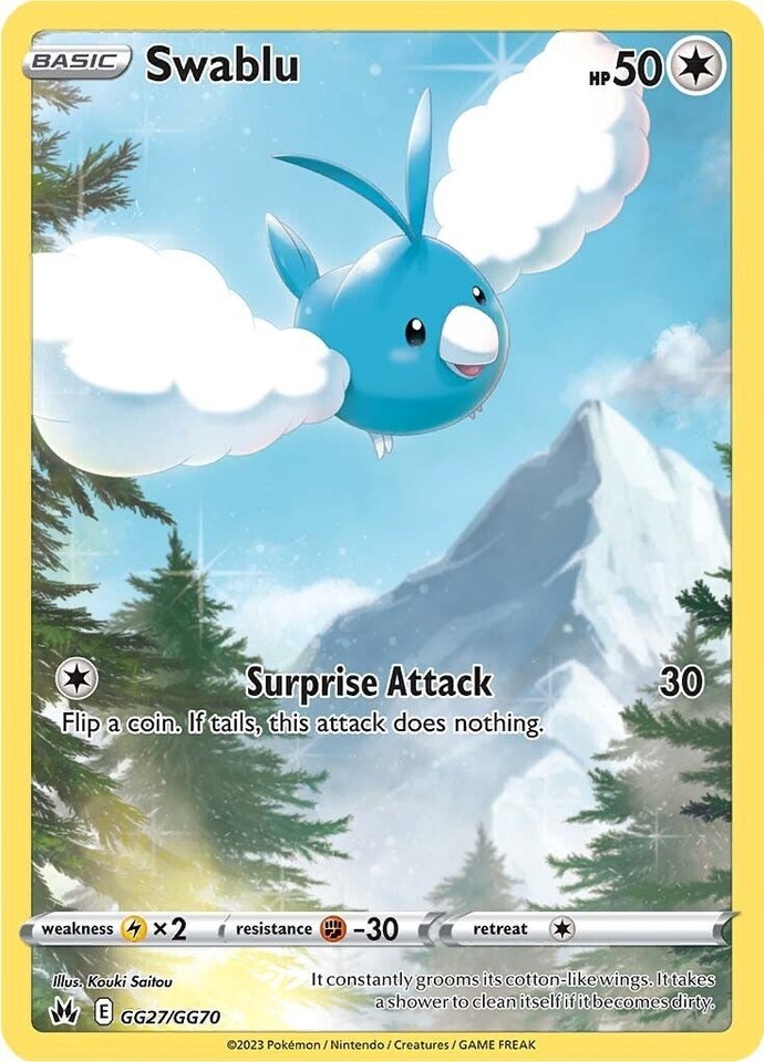 Swablu GG27/GG70 Crown Zenith: Galarian Gallery - 1 of 1