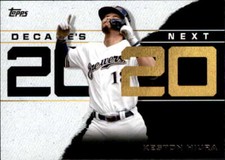2020 Topps Decades Next #DN-7 Keston Hiura Milwaukee Brewers Baseball Card