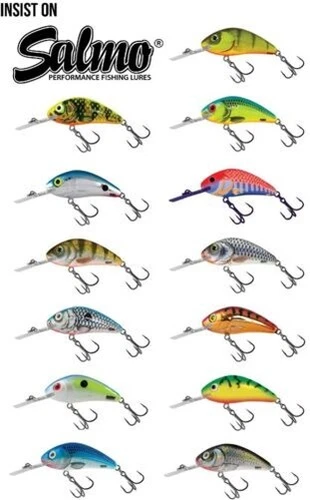 Salmo Rattlin' Hornet Floating Crankbait 6.5cm / Perch Pike Lure Plug