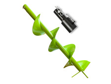 WERHE Erdbohrer für bohrmaschine mit Stihl adapter ⌀200 mm, 80cm länge 