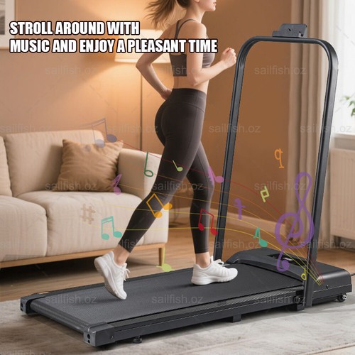 Bluetooth Treadmill Electric Walking Pad Home Office Gym Fitness Remote Control - Picture 9 of 14