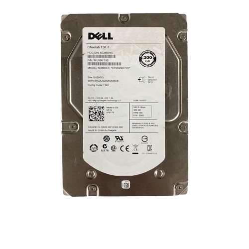 Dell Hard Drive 0H8DVC ST9300653SS 300GB 15000 RPM 64MB SAS-2 2.5