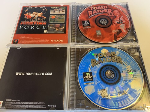 Tomb Raider: 1, 2, 3 & Last Revelation (Sony Playstation) PS1 Lot CIB Black LBL - Picture 3 of 6