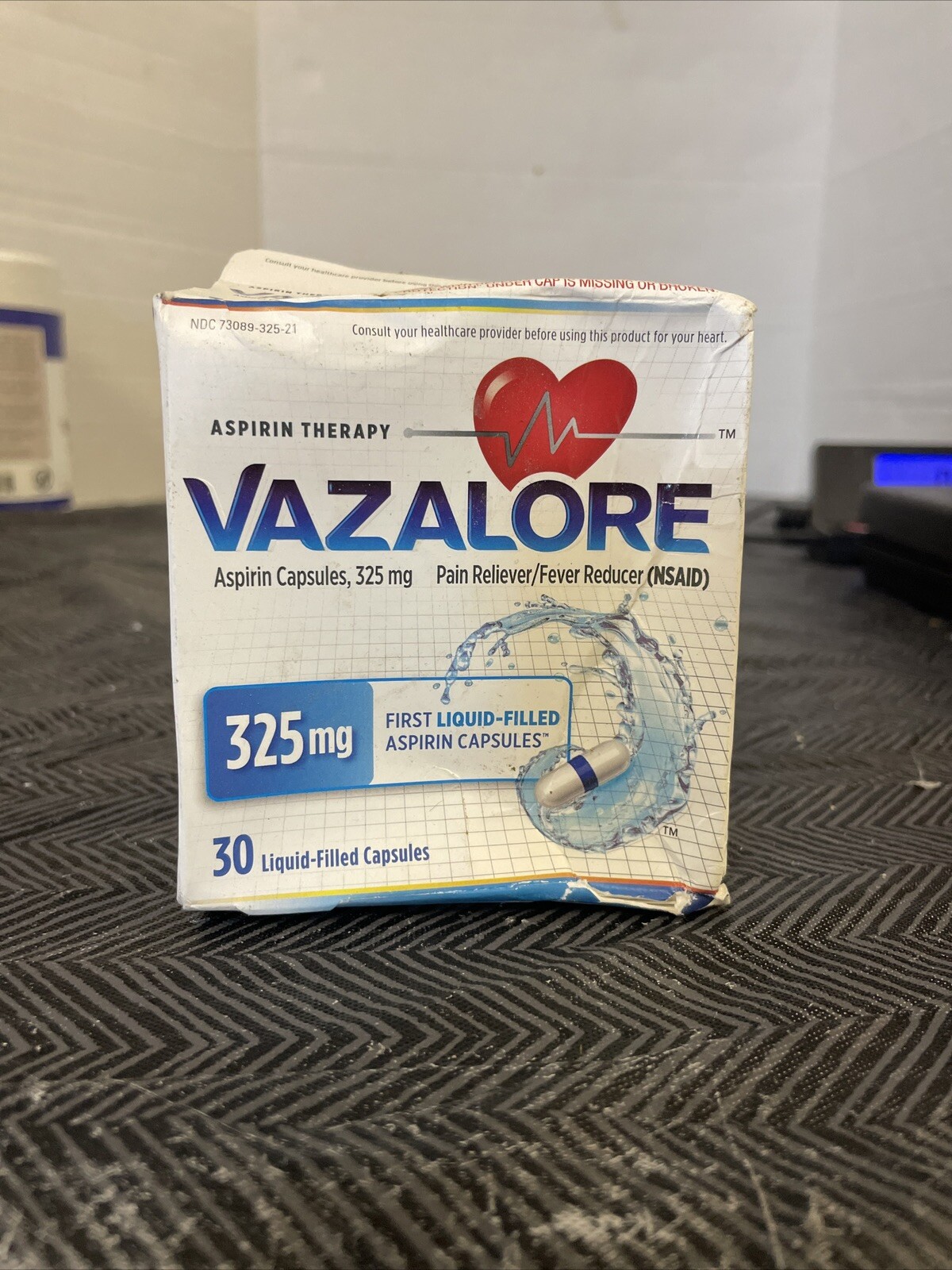 Vazalore Aspirin Capsules 325 Mg 30 LiquidFilled Capsules eBay