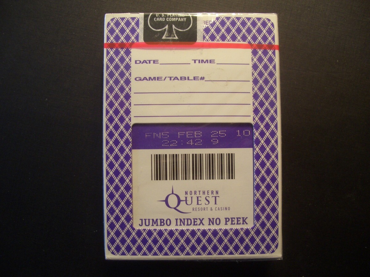 NEW / SEALED Casino Playing Cards, Northern Quest, BEE