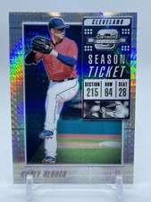 2019 Panini #21 Corey Kluber Contenders Optic Season Ticket Hyper #/299