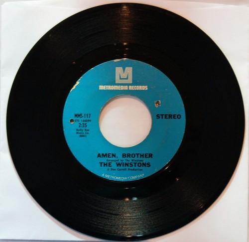 The Winstons - Color Him Father / Amen Brother 45 EXCELLENT 1969 - Picture 5 of 9