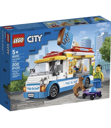 LEGO City Ice-Cream Truck 60253, Cool Building Set (200 Pieces) Sealed Box NEW - 第 1/7 張圖片