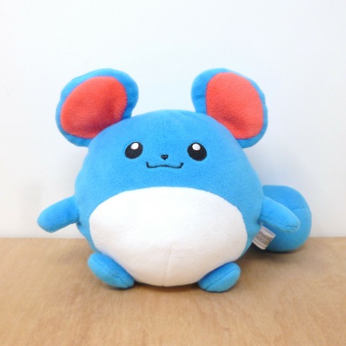 Official Pokemon Sanei All Star 2016 - Marill Plush Soft Toy Japan Import 5.5" - 第 1/5 張圖片